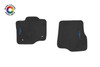 Steeda 20-1515-100 F-150 Regular Cab Embroidered Black Cutpile Floor Mats (15-26)