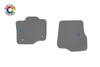 Steeda 20-1515-103 F-150 Regular Cab Embroidered Dark Gray Cutpile Floor Mats (15-26)