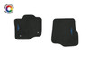 Steeda 20-1515-107 F-150 Regular Cab Embroidered Ebony Cutpile Floor Mats (15-26)