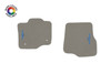 Steeda 20-1515-112 F-150 Regular Cab Embroidered Light Titanium Cutpile Floor Mats (15-26)