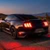 Spec-D Tuning Mustang Euro Style LED Tail Lights w/ Sequential LED Turn Signals - Black Housing, Red Lens (2015-2023)