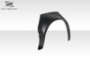 Duraflex Mustang C Tech 2" Widebody Front Fender Flares (1979-1993)