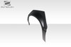 Duraflex Mustang C Tech 2" Widebody Front Fender Flares (1979-1993)