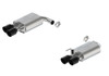 Ford Performance M-5230-M5TBV Mustang GT Touring Non-Active Axle-Back Exhaust w/ Quad Tip Valence - Black Tips (24-26)