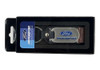 Ford Performance Ford Motorsport Stainless Steel & Leather Keychain 