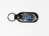 Ford Performance M-1800-FM Ford Motorsport Stainless Steel & Leather Keychain 