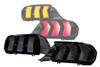 Spec-D Tuning Mustang Full LED Switchback Sequential Tail Lights w/ Startup Animation - Black Housing, Smoked Lens (2024-2026)