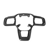 Kustom Interior KI-SWBC-MUS-24 Mustang Steering Wheel Button Cover - Carbon Fiber (24-26)