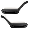 ACP Mustang Coupe/Hatch Arm Rest Pad Pair - Black (1981-1986)
