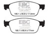 EBC Focus 2.0 Turbo ST Greenstuff Front Brake Pads (2012-2018)