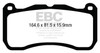 EBC Mustang GT500 5.8L Yellowstuff Front Brake Pads (2013-2014)
