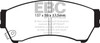 EBC Fusion 2.3 Redstuff Front Brake Pads (2006-2009)
