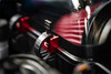 Corsa Mustang GT 5.0L Carbon Fiber Cold Air Intake w/ DryTech Air Filters - Matte (2024-2026)