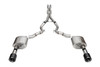 Corsa Mustang GT Convertible 3" Sport Cat-Back Exhaust - 4.5" Carbon Fiber Tips (2024-2026)
