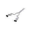 MBRP Mustang Dark Horse 3" Dual Split Rear Exit Exhaust w/ Quad CF Tips - T304 (2024-2026)