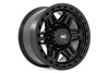 Rough Country Super Duty 76 Series Simulated Beadlock Gloss Black Wheel - 17x9 ET-12 8x170 (1998-2026)