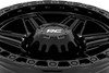 Rough Country Bronco/Ranger 76 Series Simulated Beadlock Gloss Black Wheel - 17x9 ET-12 6x5.5 (2019-2026)