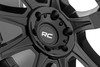 Rough Country Bronco/Ranger 81 Series One-Piece Semi Gloss Black Wheel - 20x9 ET0 6x5.5 (2019-2026)