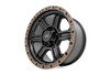 Rough Country F-150/Bronco Raptor 79 Series One-Piece Semi Gloss Black w/ Bronze Ring Wheel - 17x8.5 ET0 6x135 (2004-2026)