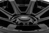 Rough Country Bronco/Ranger 81 Series One-Piece Semi Gloss Black Wheel - 20x10 ET-25 6x5.5 (2019-2026)