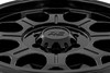 Rough Country Bronco/Ranger 77 Series One-Piece Semi Gloss Black Wheel - 20x9 ET-12 6x5.5 (2019-2026)