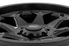 Rough Country Bronco/Ranger 80 Series One-Piece Semi Gloss Black Wheel - 20x10 ET-19 6x5.5 (2019-2026)