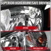 Spec-D Focus Factory Style Headlights - Matte Black Housing, Clear Lens (2015-2018)