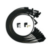 Moroso 9872M Ford 351W 135 Degree Mag Tune Spark Plug Wire Set - Non-HEI Unsleeved, Black