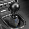 Billetworkz BW-SBA-FORD-S550M-BLK Mustang 6-Speed Premium Black Alcantara Shifter Boot (15-23)