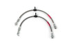 Steeda CD4 Ford Fusion Stainless Braided Full Front & Rear Brake Hose Kit (2013-2019)