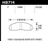 Hawk F-250/F-350 Super Duty LTS Front Brake Pads (2013-2020)