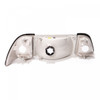 PDI Mustang OEM Style Headlights - Smoked (1987-1993)