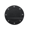 Drake Mustang Fuel Door Comp Series Matte Black With 5.0 Logo (2015-2023)