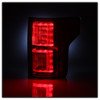 Spyder F-150 2015-2017 Light Bar LED Tail Lights - Red Clear (not compatible with rear blind spot censor models)