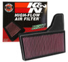 K&N Mustang Replacement Panel Air Filter (2015-2023)