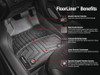 WeatherTech F-150 Super Cab w/ Front & Bench Rear Floor Liner Set (2015-2023)