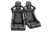 Corbeau Sportline RRB Mustang Reclining Seat - Pair (1979-2023)