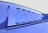 Classic Design Concepts Mustang Quarter Window Louvers - Unpainted (2005-2014)