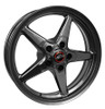 Race Star Mustang 92 Drag Star Metallic Gray Wheel - 17x7 (1979-2023)