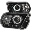 Anzo Mustang Projector Headlights With Halo Black - CCFL (2010-2013)