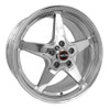 Race Star Mustang 92 Drag Star Polished Wheel - 18x10.5 (2005-2023)