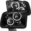 Anzo S197 Mustang Projector Headlight w/ Black (2005-2009)