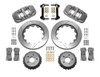 Wilwood AERO6 Mustang Race Front Brake Kit - 14" Slotted Rotors Anodized 6 Piston Calipers (2015-2023)