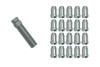 Gorilla Mustang Small Diameter Lug Nut Kit - Chrome (1979-2014)