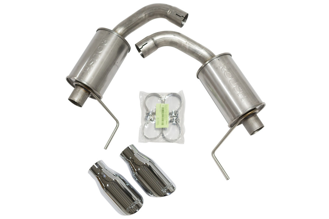 Roush 421834 Mustang GT 5.0L Axle-Back Exhaust Kit (15-17/24-26)