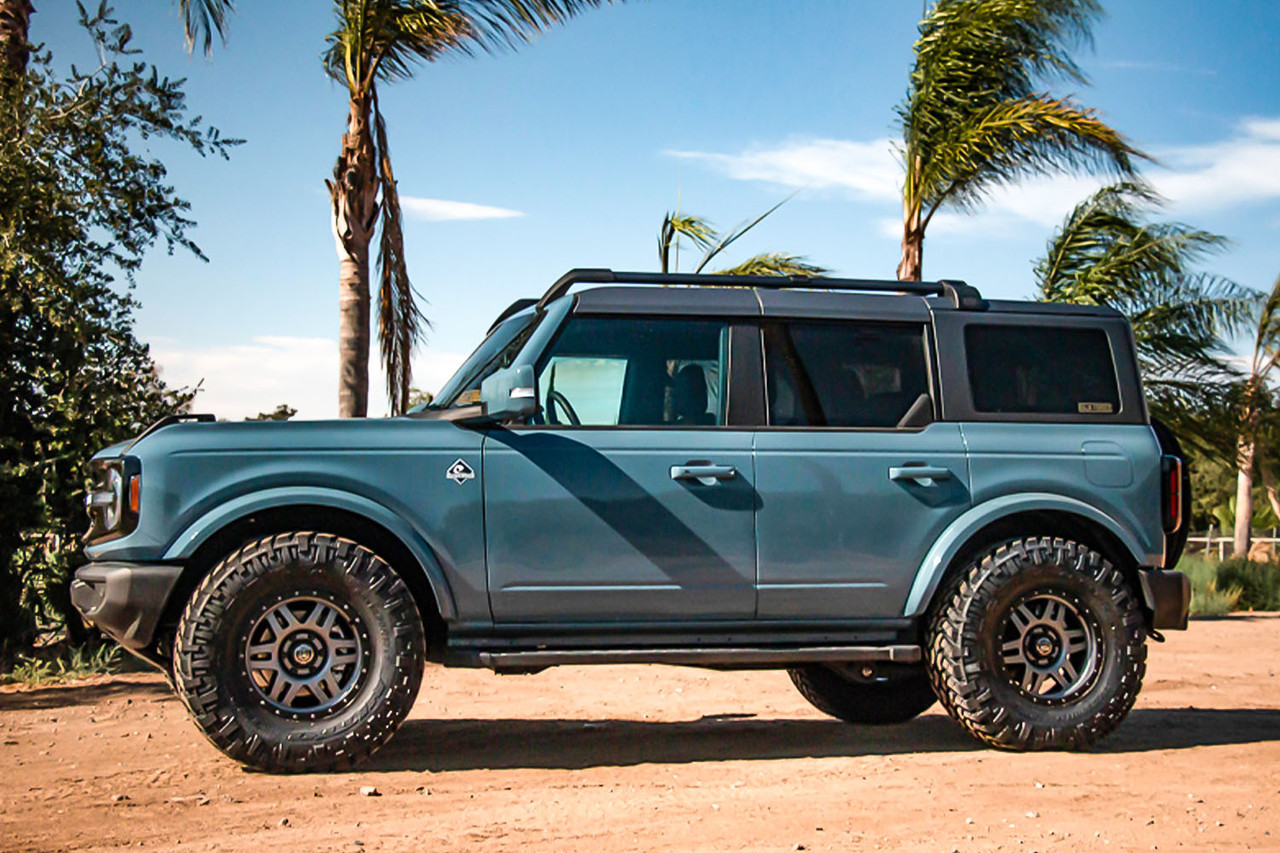 ICON 1417858357TT Bronco/Ranger Six Speed Titanium Wheel - 17x8.5