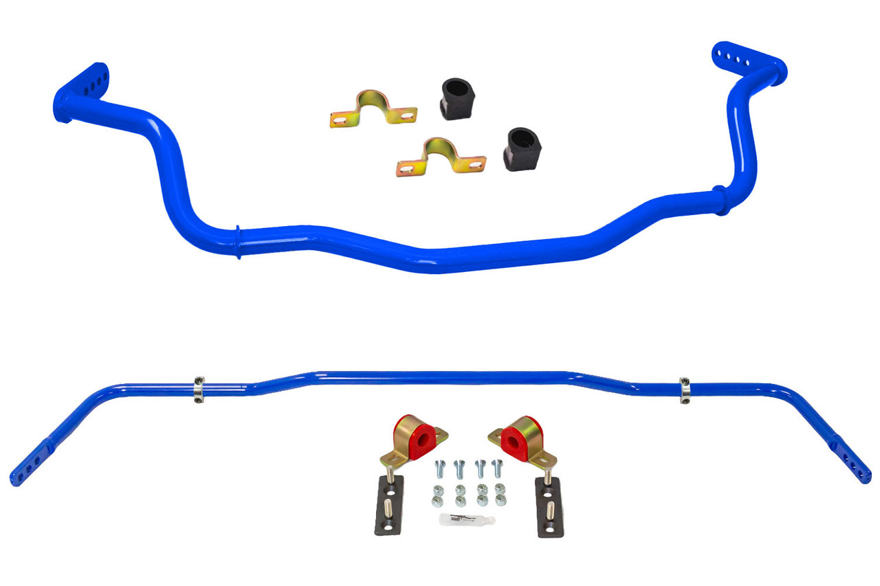Steeda 555-1036 Mustang Competition Front and Rear Sway Bar Kit