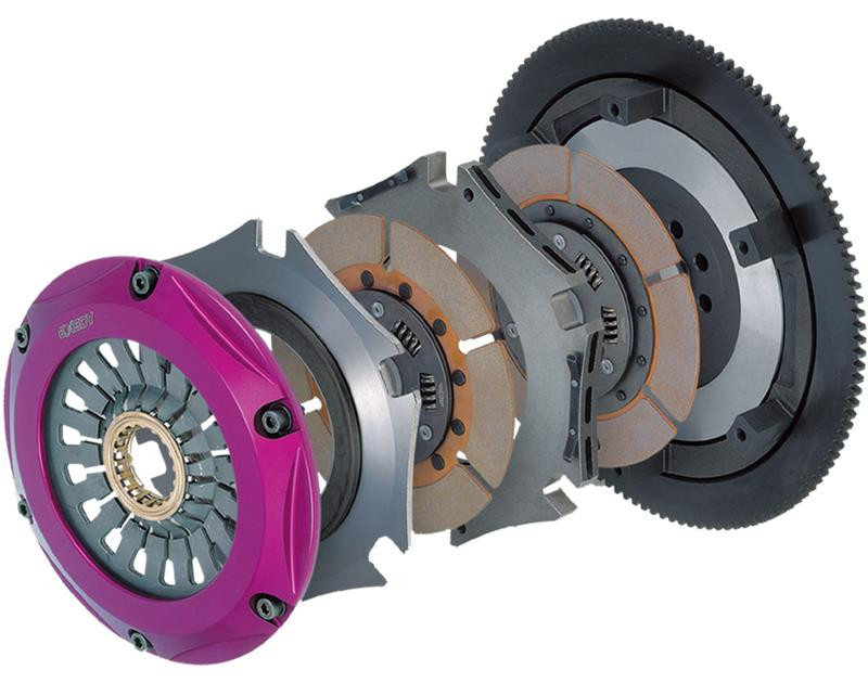 Exedy ET04XD Mustang Hyper Twin Disc Clutch Kit with Flywheel - 23