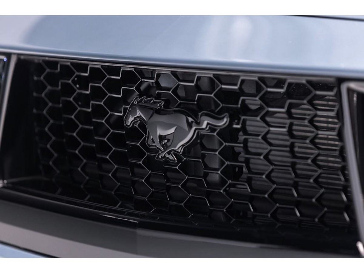 Ford PR3Z-8A224-B Mustang Pony Grille Emblem - Black (24-26)