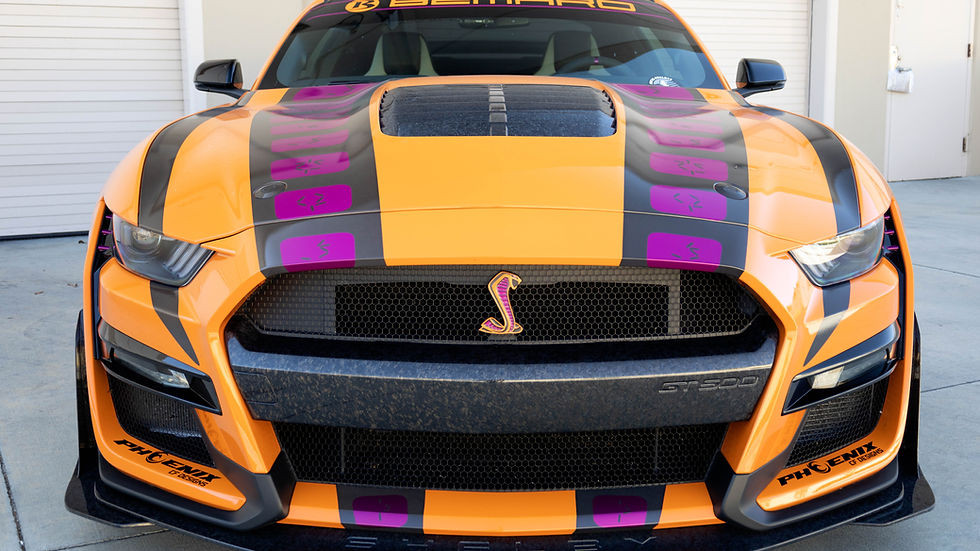 Phoenix CF Designs PHX-500-02F Mustang GT500 Forged Carbon Fiber